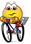 Кататься не велосипеде смайлик гиф анимация картинки